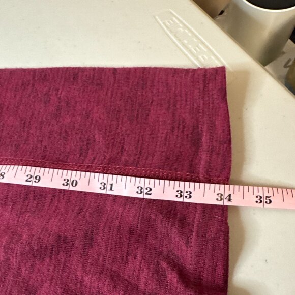 KUHL Berry Pink Cowl Thumbholes Pockets Long Sleeve Knit Dress Small - Picture 6 of 9